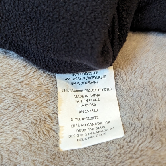 Deux par deux black tuque 2-3Y - Picture 2 of 3